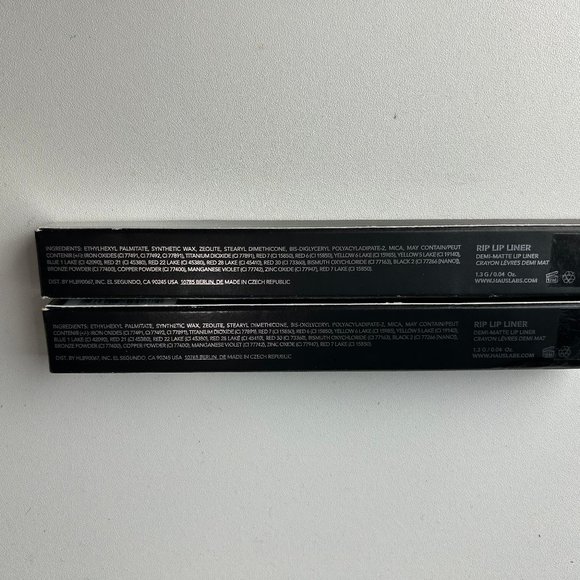 Set of 2 - New Haus Laboratories Rip Lip Liner Demi - Matte - in Punch - Picture 3 of 5